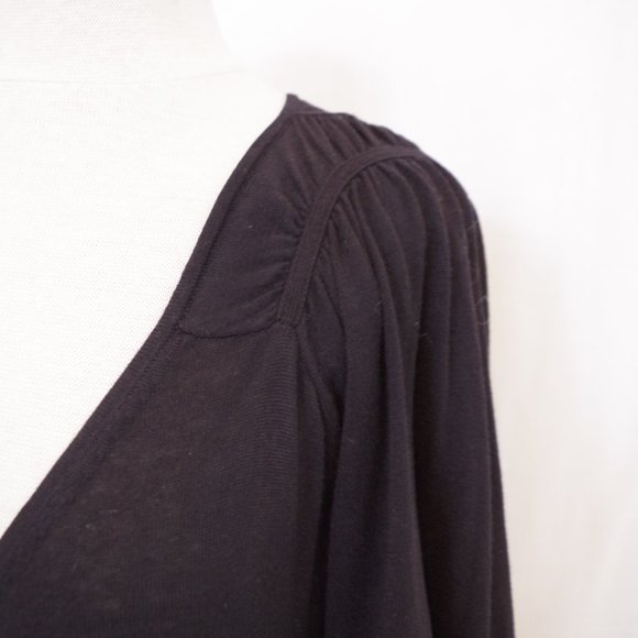 Max Studio Silk Blend Lightweight Knit Bubble Sleeve Top- Sz. Med - Picture 3 of 5